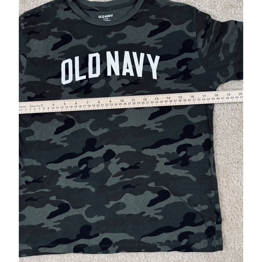Old Navy Camo Short Sleeve T-Shirt Womens Medium (10-12) - Picture 4 of 5
